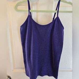 Sparkle Purple Cami Top